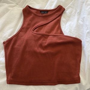 Rust Asymmetrical Tank